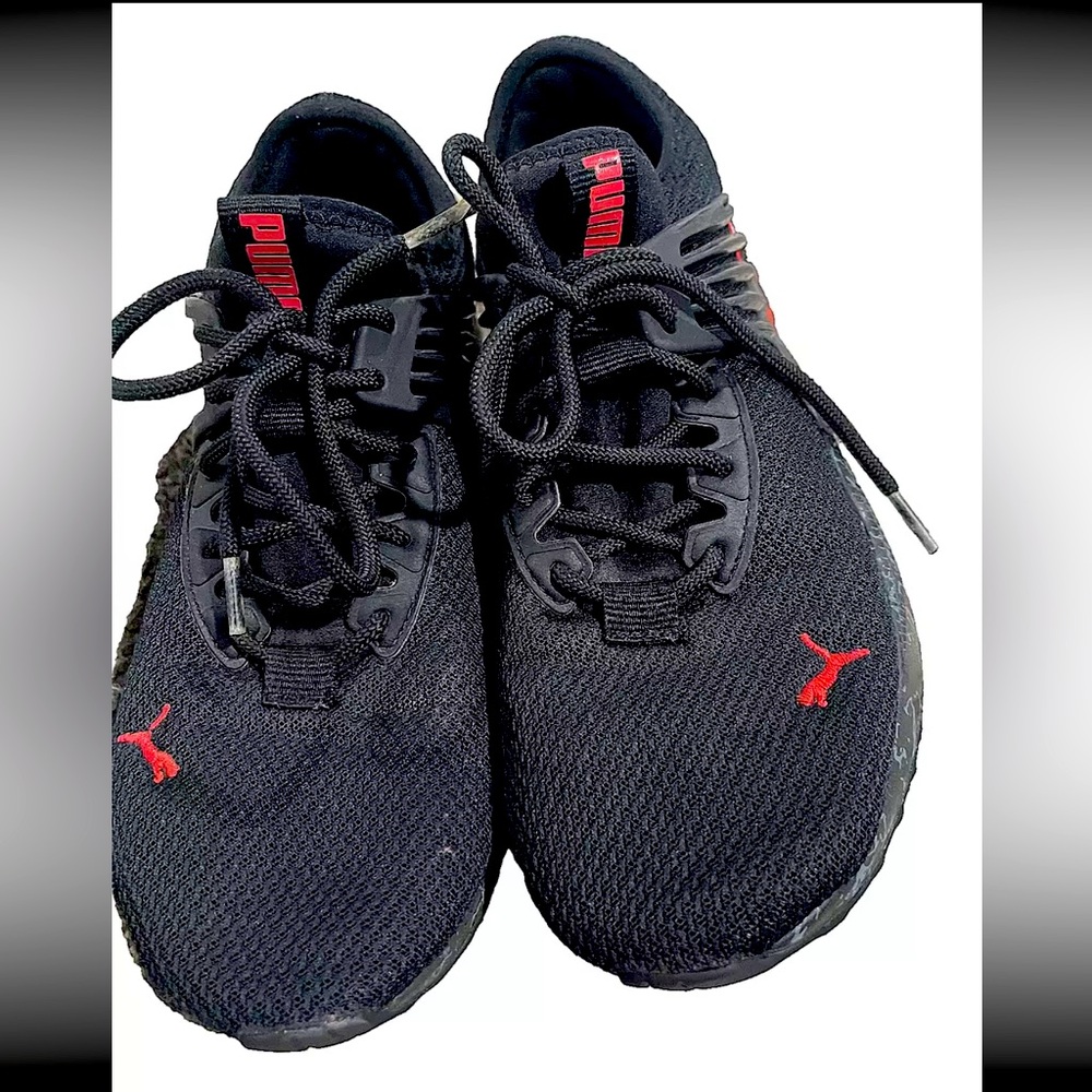 Puma Pacer Future Marbleized Lace Up Mens Black Sneakers Size 10 Shoes 386819-01